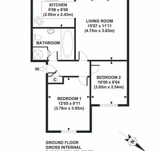 Gardenside, Free Private Parking Included, *